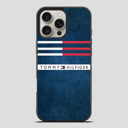 Tommy Hilfiger Blue iPhone 16 Pro Max Case