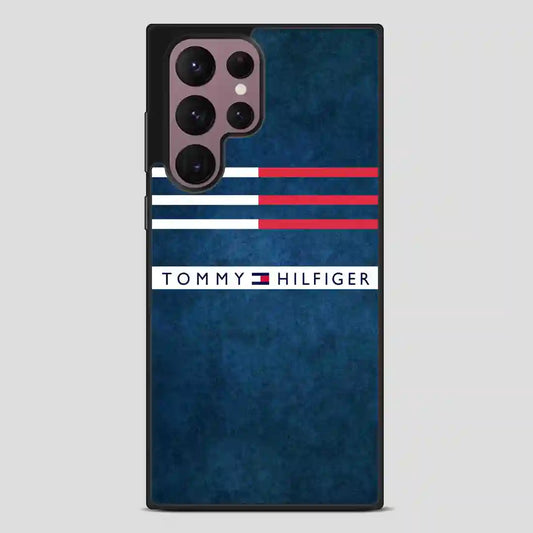 Tommy Hilfiger Blue Samsung Galaxy S22 Ultra Case