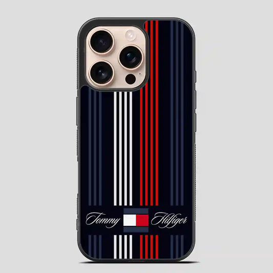 Tommy Hilfiger Line iPhone 16 Pro Case