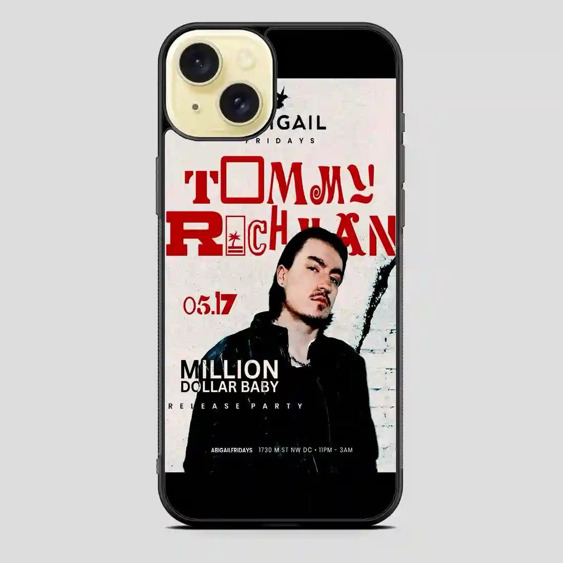 Tommy Richman Million Dollar Baby Live iPhone 15 Plus Case