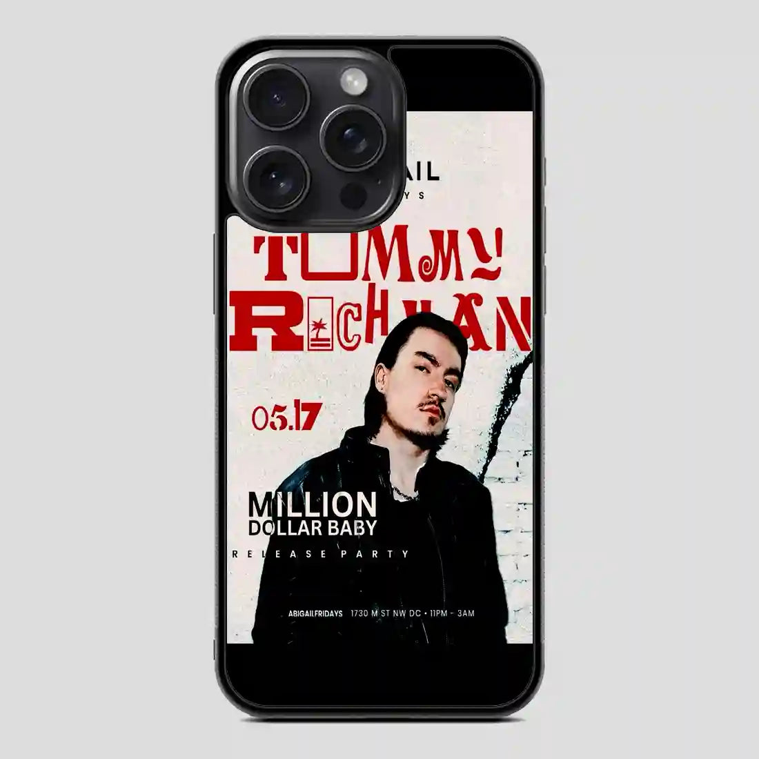 Tommy Richman Million Dollar Baby Live iPhone 15 Pro Case