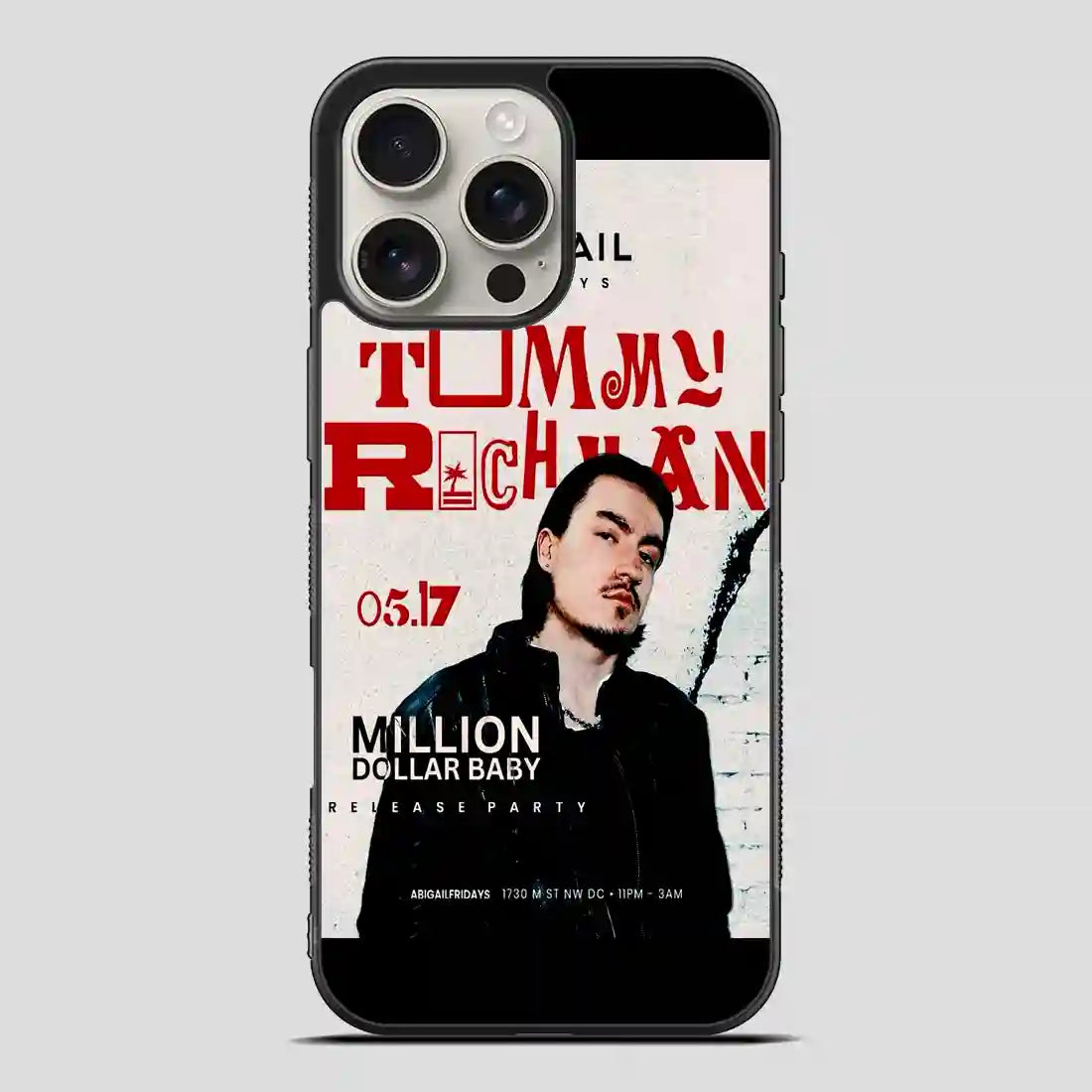 Tommy Richman Million Dollar Baby Live iPhone 16 Pro Max Case