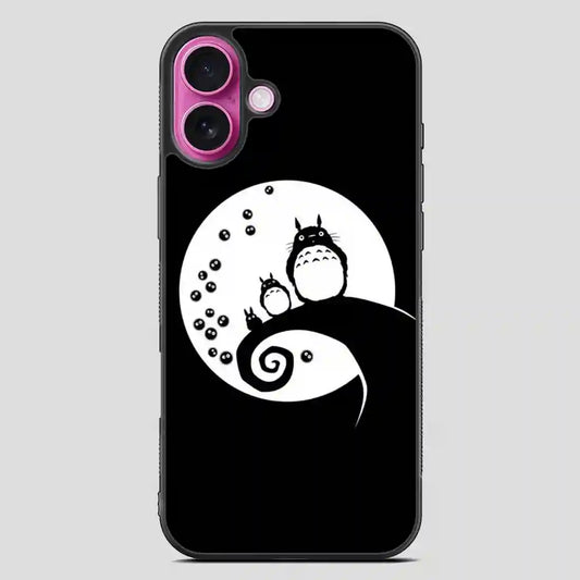 Totoro Black Style iPhone 16 Plus Case