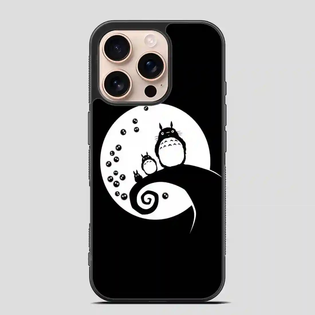 Totoro Black Style iPhone 16 Pro Case