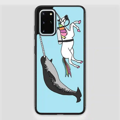 Unicorn Swimming With Narwal Samsung Galaxy S20 FE Case