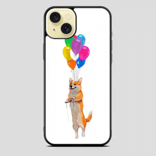 Up Corgis iPhone 15 Plus Case