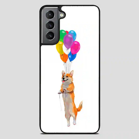 Up Corgis Samsung Galaxy S21 FE Case