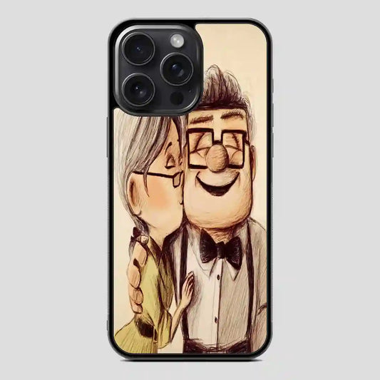 Up Disney Pixar Carl And Ellie iPhone 15 Pro Case