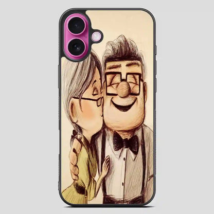 Up Disney Pixar Carl And Ellie iPhone 16 Plus Case