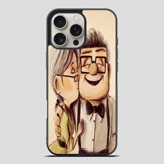 Up Disney Pixar Carl And Ellie iPhone 16 Pro Max Case