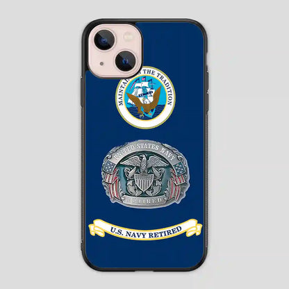 Us Navy Retired iPhone 13 Mini Case