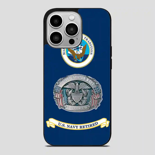 Us Navy Retired iPhone 14 Pro Case