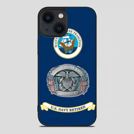 Us Navy Retired iPhone 14 Case