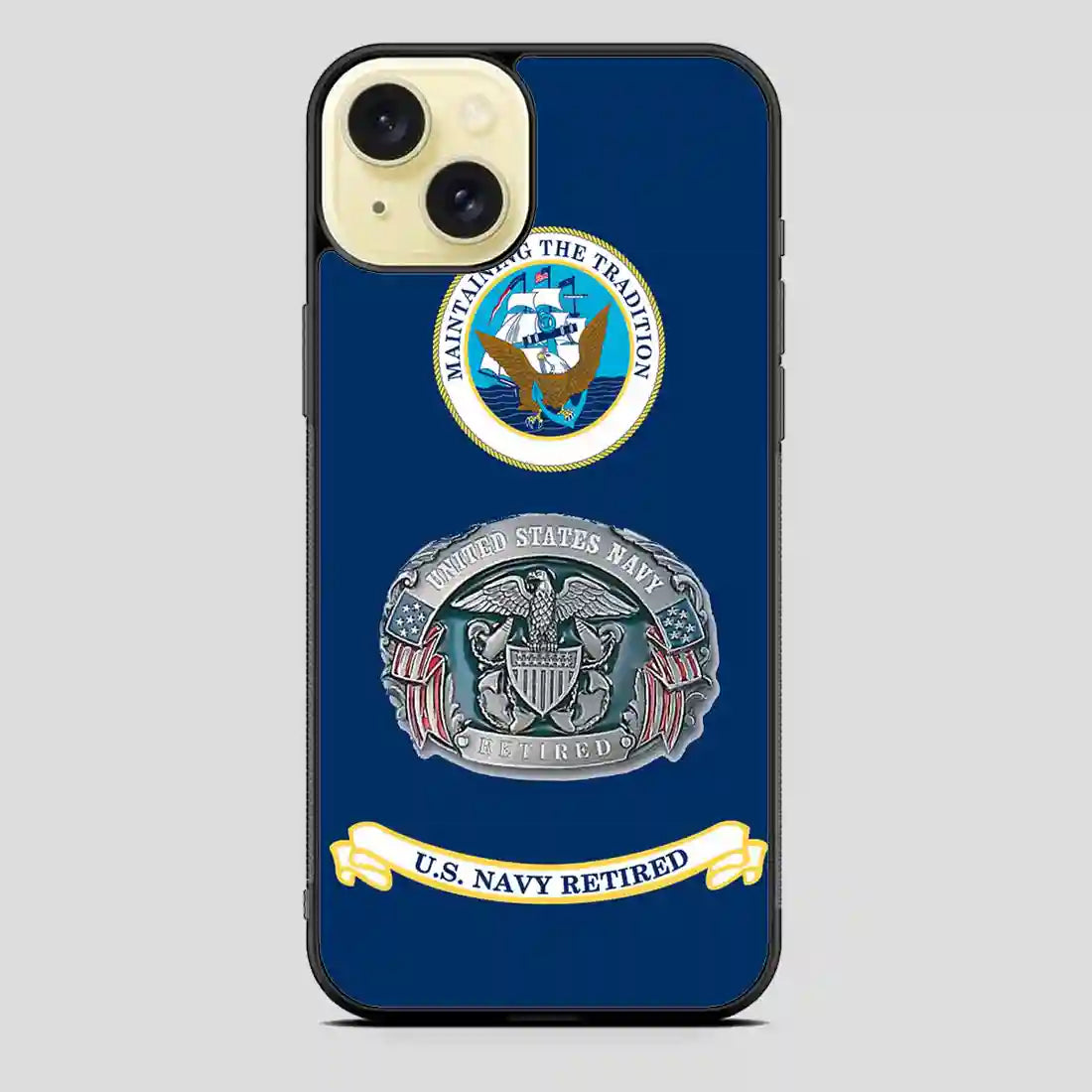 Us Navy Retired iPhone 15 Plus Case