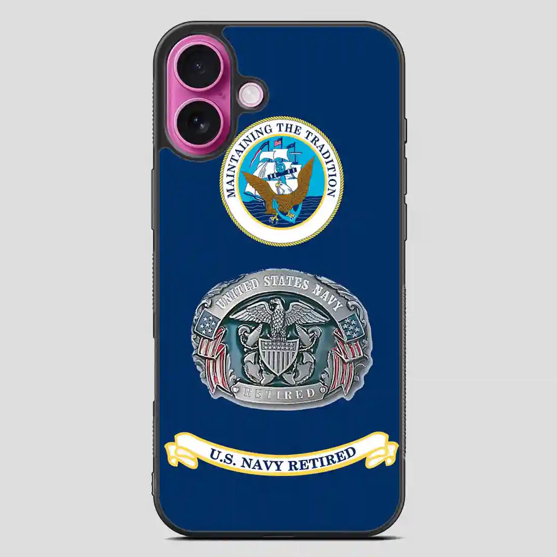 Us Navy Retired iPhone 16 Plus Case