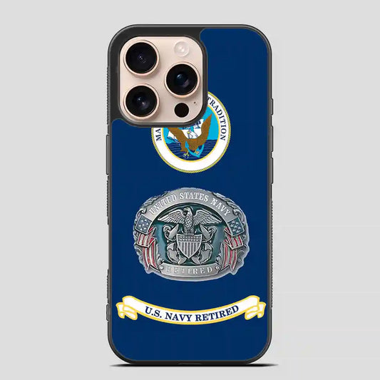 Us Navy Retired iPhone 16 Pro Case