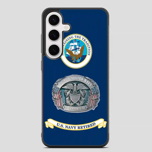 Us Navy Retired Samsung Galaxy S24 Plus Case