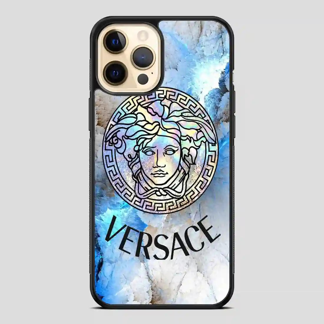 Versace Blue Art iPhone 12 Pro Case