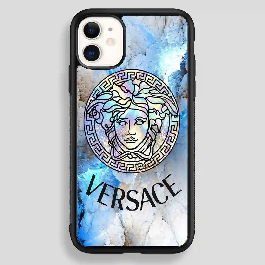 Versace Blue Art iPhone 12 Case