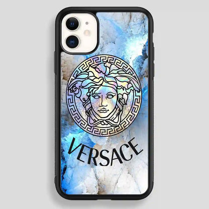 Versace Blue Art iPhone 12 Case