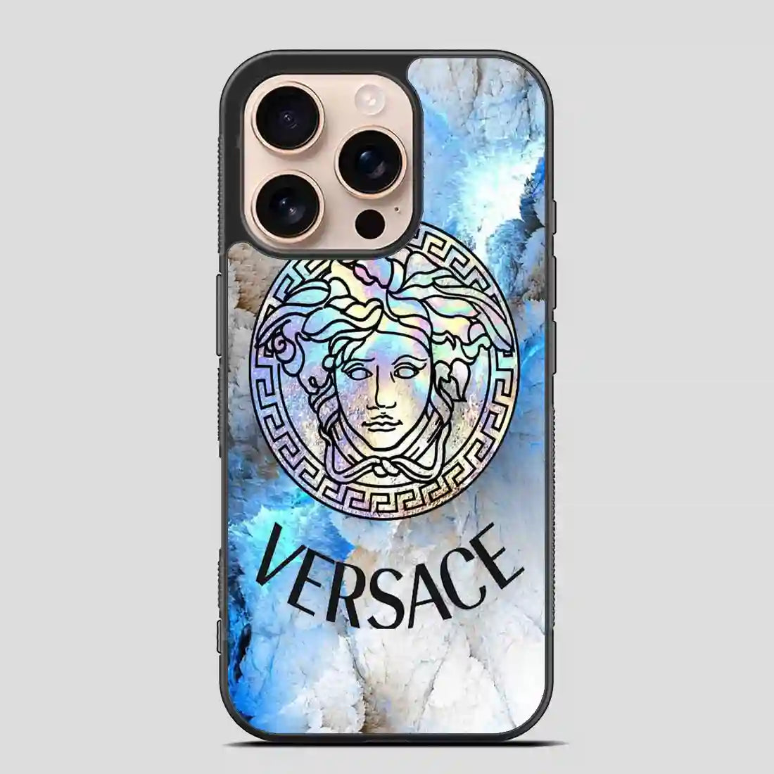 Versace Blue Art iPhone 16 Pro Case