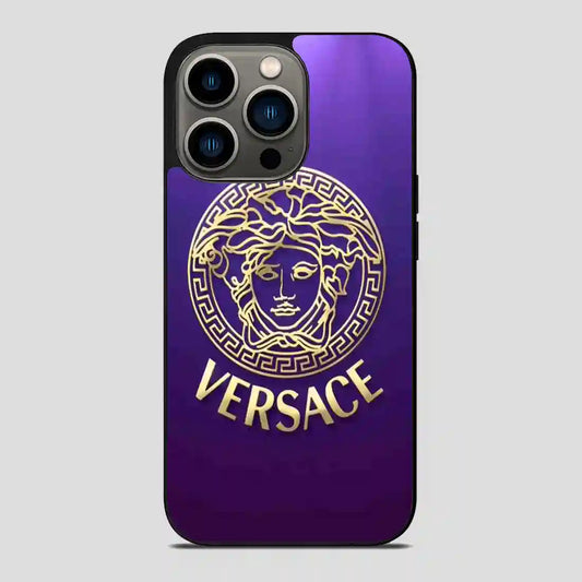 Versace Blue iPhone 13 Pro Case