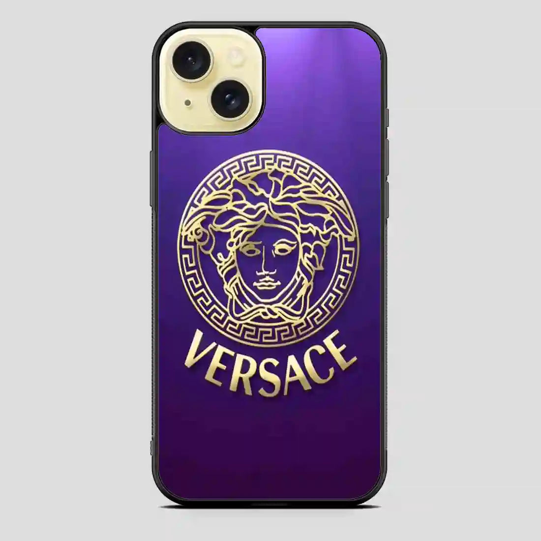 Versace Blue iPhone 15 Plus Case