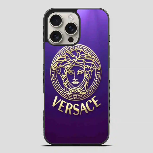 Versace Blue iPhone 16 Pro Max Case