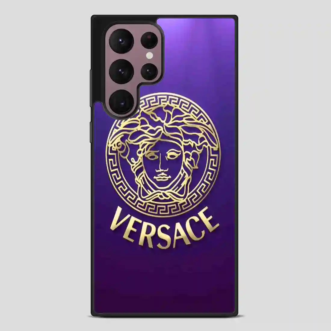 Versace Blue Samsung Galaxy S22 Ultra Case