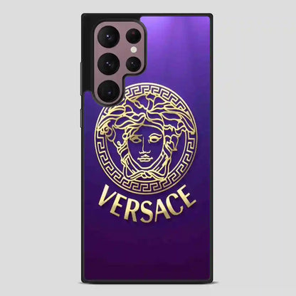 Versace Blue Samsung Galaxy S22 Ultra Case