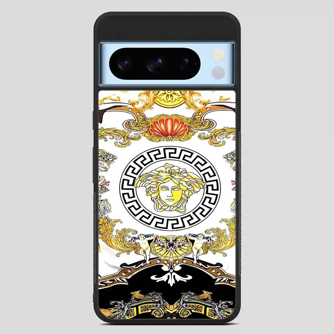 Versace Flower Collage Google Pixel 8 Pro Case