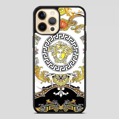 Versace Flower Collage iPhone 12 Pro Case