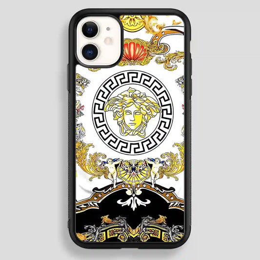 Versace Flower Collage iPhone 12 Case