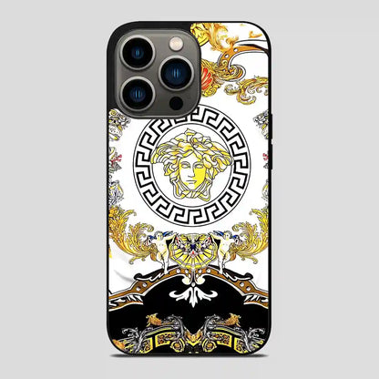 Versace Flower Collage iPhone 13 Pro Case