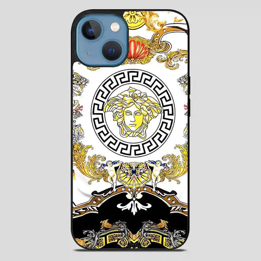 Versace Flower Collage iPhone 13 Case