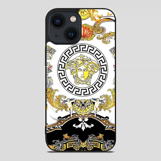 Versace Flower Collage iPhone 14 Case