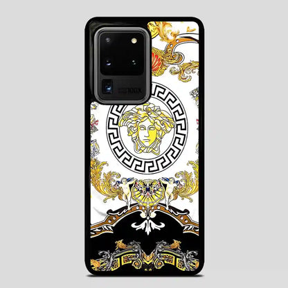 Versace Flower Collage Samsung Galaxy S20 Ultra Case