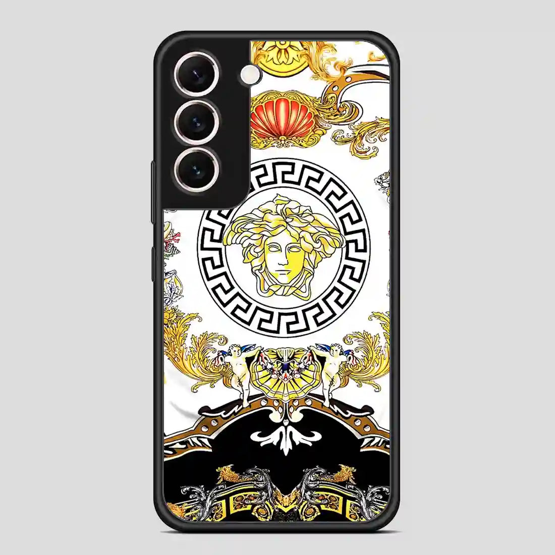 Versace Flower Collage Samsung Galaxy S22 Case