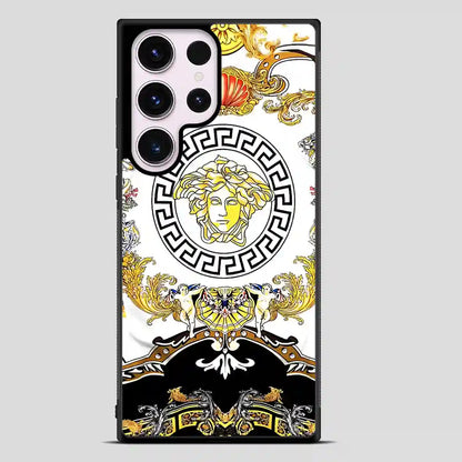 Versace Flower Collage Samsung Galaxy S23 Ultra Case