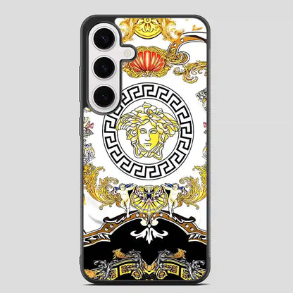 Versace Flower Collage Samsung Galaxy S24 Plus Case