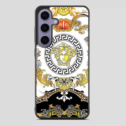 Versace Flower Collage Samsung Galaxy S24 Case