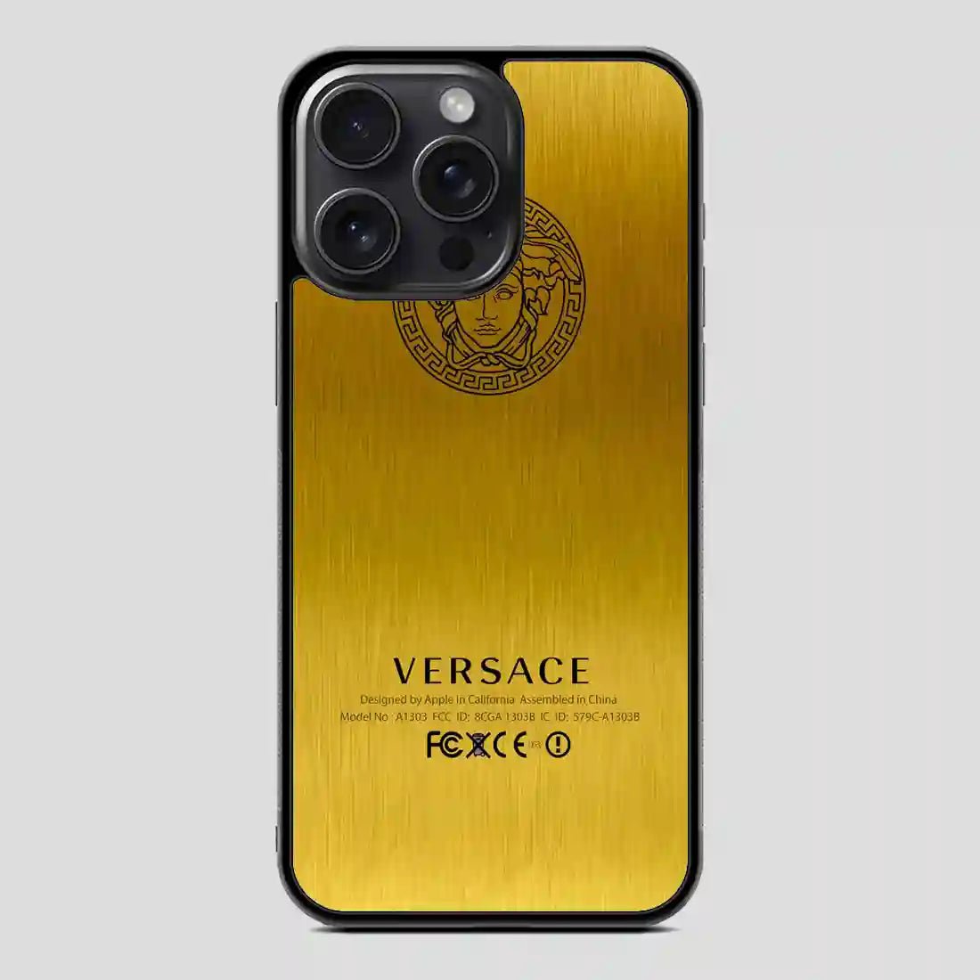 Versace Gold Edition iPhone 15 Pro Case