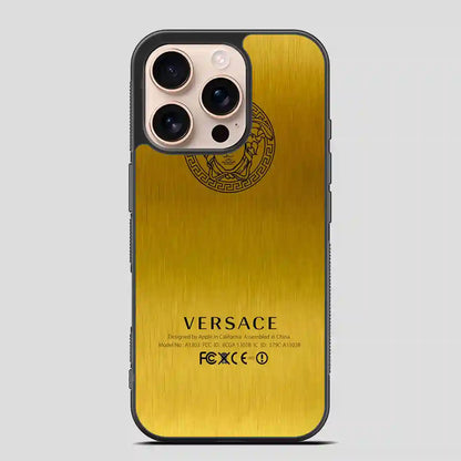 Versace Gold Edition iPhone 16 Pro Case