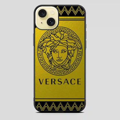 Versace Gold iPhone 15 Plus Case