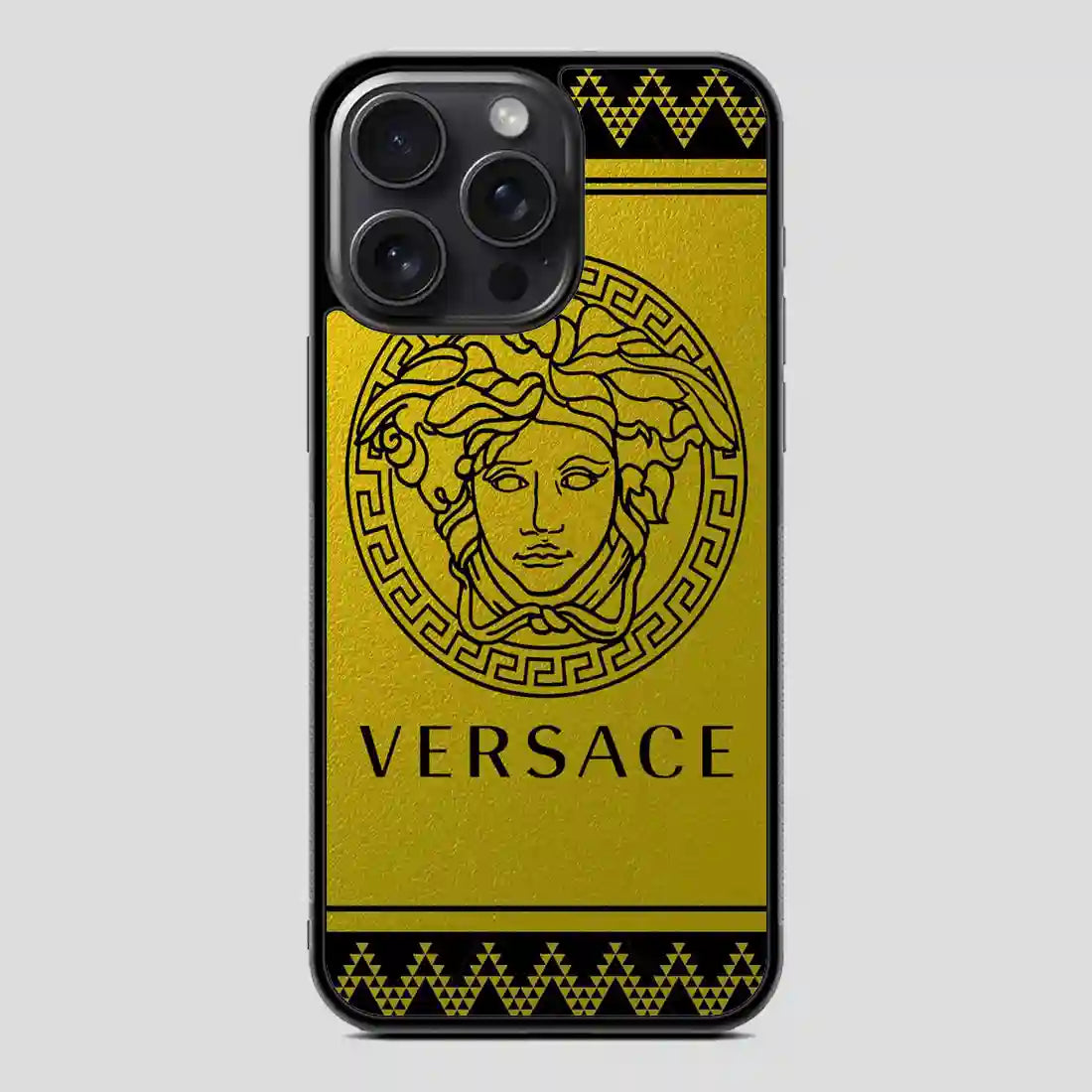 Versace Gold iPhone 15 Pro Case