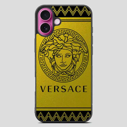 Versace Gold iPhone 16 Plus Case