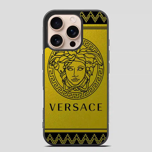 Versace Gold iPhone 16 Pro Case