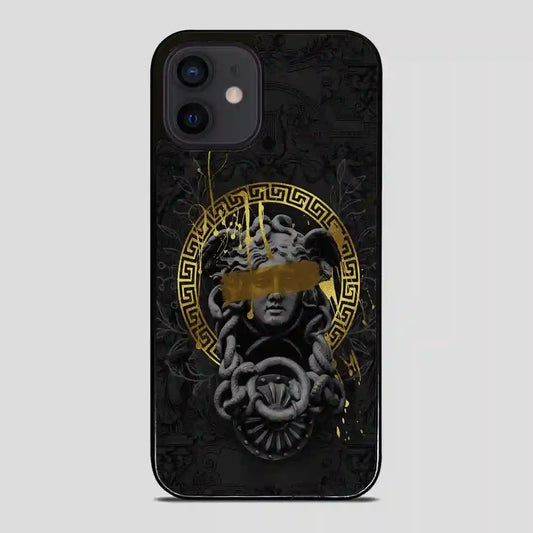 Versace Gold Luxury iPhone 12 Mini Case