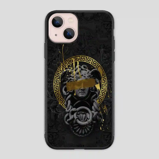 Versace Gold Luxury iPhone 13 Mini Case