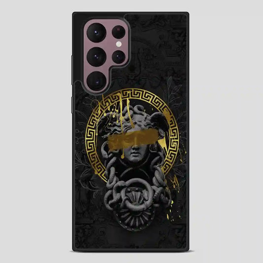 Versace Gold Luxury Samsung Galaxy S22 Ultra Case